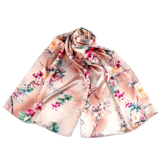 Esarfă satin / 70x165 cm - Multicolor (1 Bucată) Esarfă satin / 70x165 cm - Multicolor (1 Bucată)
