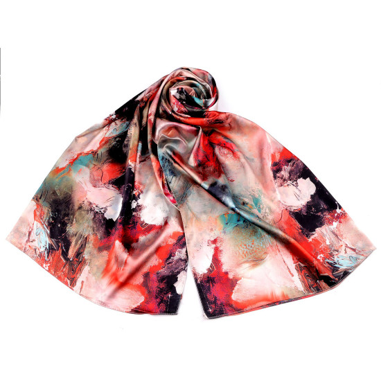 Esarfă satin / 70x165 cm - Multicolor (1 Bucată) Esarfă satin / 70x165 cm - Multicolor (1 Bucată)