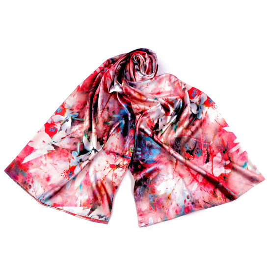 Esarfă satin / 70x165 cm - Multicolor (1 Bucată) Esarfă satin / 70x165 cm - Multicolor (1 Bucată)