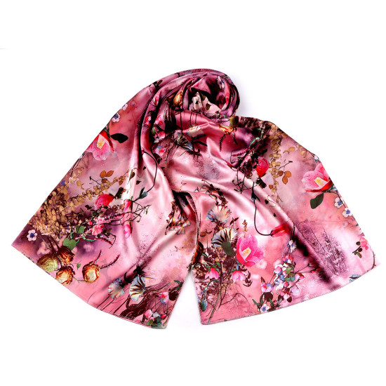 Esarfă satin / 70x165 cm - Multicolor (1 Bucată) Esarfă satin / 70x165 cm - Multicolor (1 Bucată)