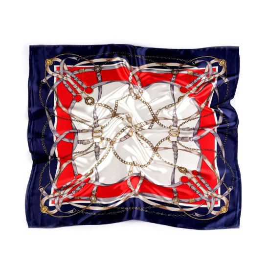 Eșarfă din satin 55x55 cm - Roșu (3 Bucăți) Eșarfă din satin 55x55 cm - Roșu (3 Bucăți)