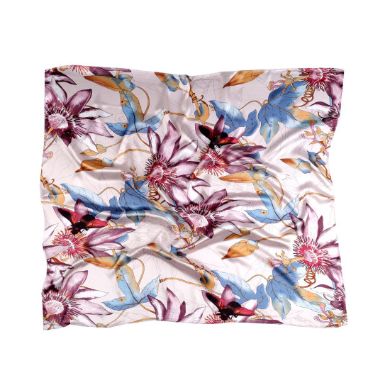 Eșarfă din satin 55x55 cm - Roșu (3 Bucăți) Eșarfă din satin 55x55 cm - Roșu (3 Bucăți)