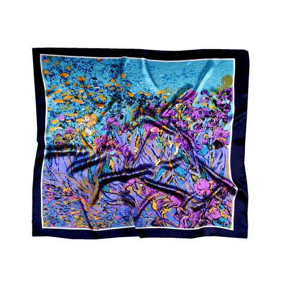 Eșarfă din satin 55x55 cm - Roșu (3 Bucăți) Eșarfă din satin 55x55 cm - Roșu (3 Bucăți)