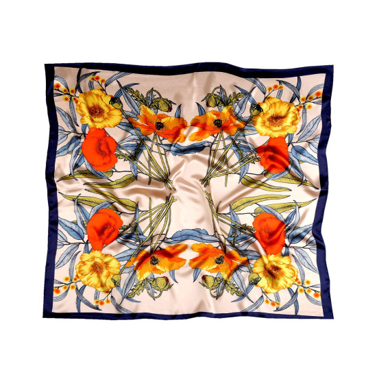 Eșarfă din satin 55x55 cm - Roșu (3 Bucăți) Eșarfă din satin 55x55 cm - Roșu (3 Bucăți)