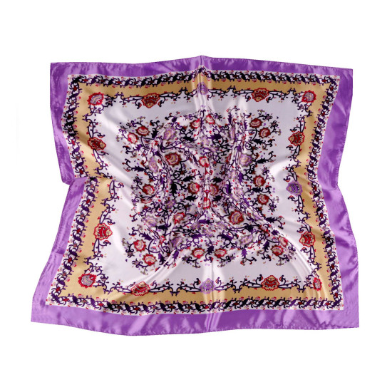 Eșarfă din satin 55x55 cm - Roșu (3 Bucăți) Eșarfă din satin 55x55 cm - Roșu (3 Bucăți)