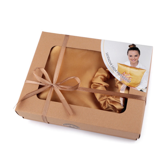 Set de dormit, fata de perna din satin si elastic de par - Verde închis (3 Bucăți) Set de dormit, fata de perna din satin si elastic de par - Verde închis (3 Bucăți)
