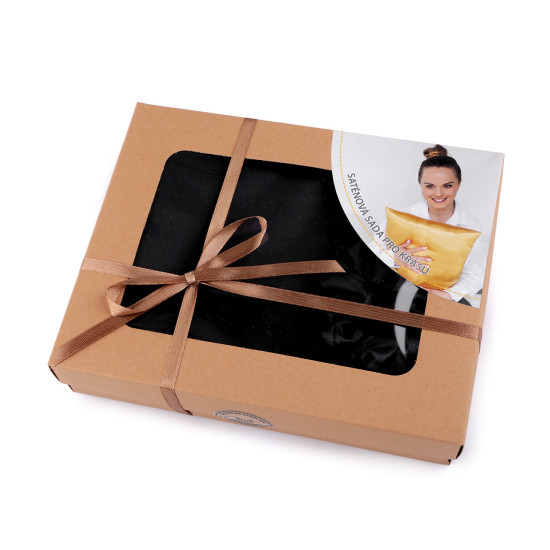 Set de dormit, fata de perna din satin si elastic de par - Verde închis (3 Bucăți) Set de dormit, fata de perna din satin si elastic de par - Verde închis (3 Bucăți)