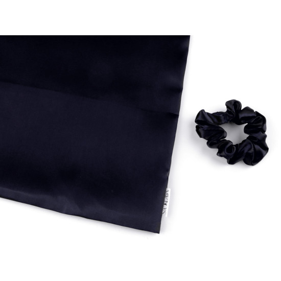 Set de dormit, fata de perna din satin si elastic de par - Verde închis (3 Bucăți) Set de dormit, fata de perna din satin si elastic de par - Verde închis (3 Bucăți)