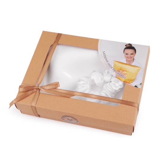 Set de dormit, fata de perna din satin si elastic de par - Verde închis (3 Bucăți) Set de dormit, fata de perna din satin si elastic de par - Verde închis (3 Bucăți)