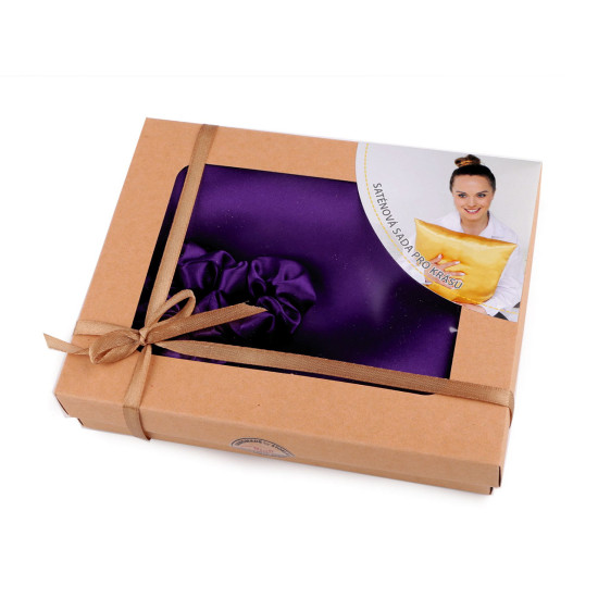 Set de dormit, fata de perna din satin si elastic de par - Verde închis (3 Bucăți) Set de dormit, fata de perna din satin si elastic de par - Verde închis (3 Bucăți)