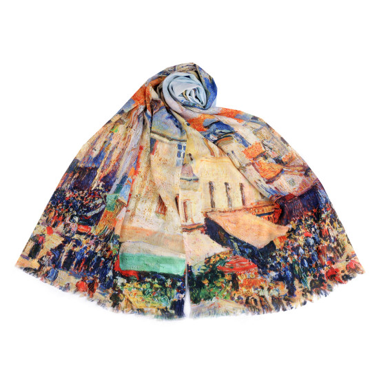 Eșarfă / șal din bumbac 70x170 cm - Galben verzui (1 Bucată) Eșarfă / șal din bumbac 70x170 cm - Galben verzui (1 Bucată)