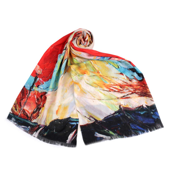 Eșarfă / șal din bumbac 70x170 cm - Galben verzui (1 Bucată) Eșarfă / șal din bumbac 70x170 cm - Galben verzui (1 Bucată)