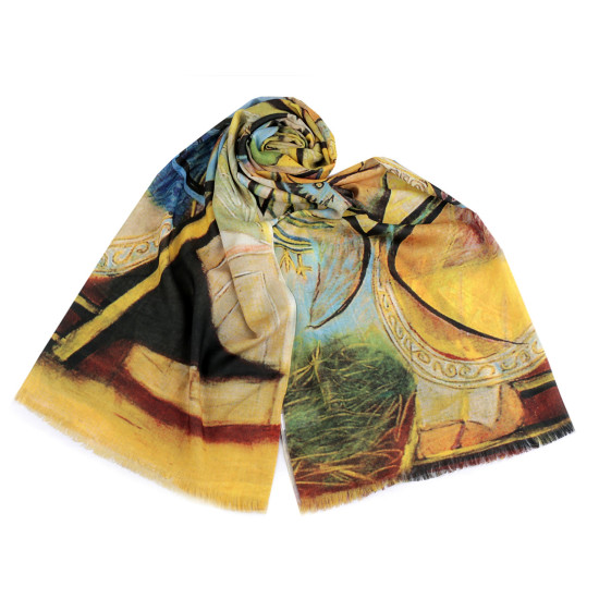 Eșarfă / șal din bumbac 70x170 cm - Galben verzui (1 Bucată) Eșarfă / șal din bumbac 70x170 cm - Galben verzui (1 Bucată)