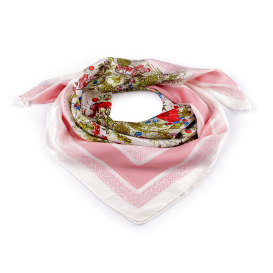 Eșarfă din satin 70x70 cm - Gri neutral (1 Bucată) Eșarfă din satin 70x70 cm - Gri neutral (1 Bucată)