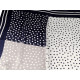 Eșarfă din satin cu buline 70x70 cm - Albastru închis (10 Bucăți) Eșarfă din satin cu buline 70x70 cm - Albastru închis (10 Bucăți)
