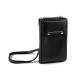 Portofel cu buzunar pentru telefon mobil crossbody 11x17 cm - Negru (1 Bucată) Portofel cu buzunar pentru telefon mobil crossbody 11x17 cm - Negru (1 Bucată)