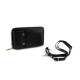 Portofel cu buzunar pentru telefon mobil crossbody 11x17 cm - Negru (1 Bucată) Portofel cu buzunar pentru telefon mobil crossbody 11x17 cm - Negru (1 Bucată)