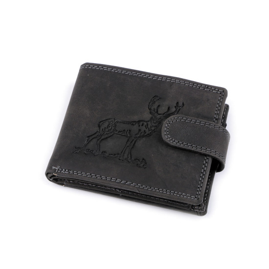 Portofel barbatesc piele 9,5x12 cm - Negru (4 Bucăți) Portofel barbatesc piele 9,5x12 cm - Negru (4 Bucăți)