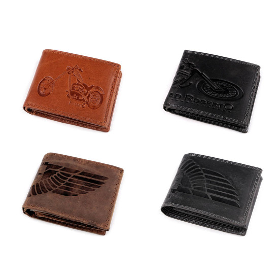 Portofel barbatesc piele 9,5x12 cm - Negru (4 Bucăți) Portofel barbatesc piele 9,5x12 cm - Negru (4 Bucăți)