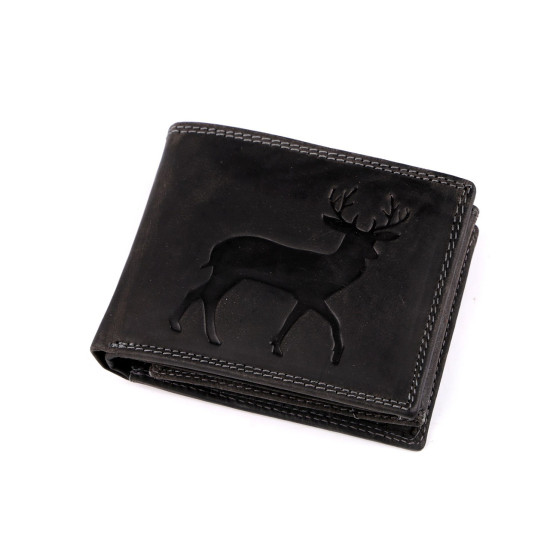 Portofel barbatesc piele 9,5x12 cm - Negru (4 Bucăți) Portofel barbatesc piele 9,5x12 cm - Negru (4 Bucăți)