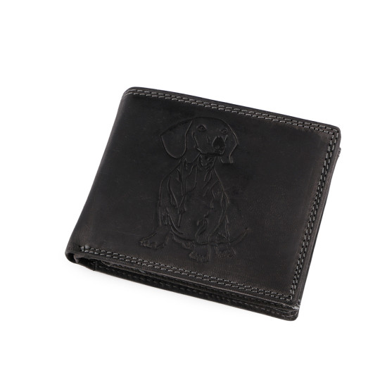 Portofel barbatesc piele 9,5x12 cm - Negru (4 Bucăți) Portofel barbatesc piele 9,5x12 cm - Negru (4 Bucăți)