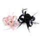 Brosa / ornament de par floare cu pene - Roz pudrat (1 Bucată) Brosa / ornament de par floare cu pene - Roz pudrat (1 Bucată)