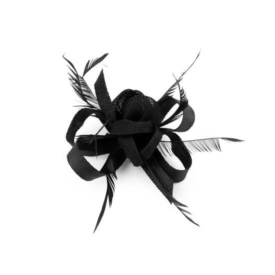 Brosa / ornament de par floare cu pene - Roz pudrat (1 Bucată) Brosa / ornament de par floare cu pene - Roz pudrat (1 Bucată)