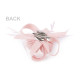 Brosa / ornament de par floare cu pene - Roz pudrat (1 Bucată) Brosa / ornament de par floare cu pene - Roz pudrat (1 Bucată)