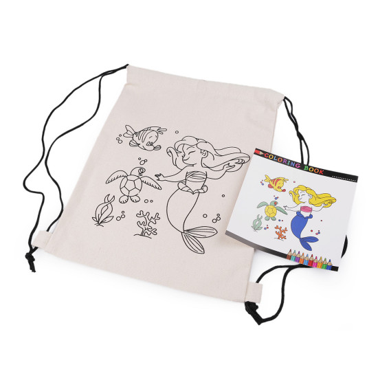 Sac din bumbac copii 27x35 cm - Ecru deschis (4 Bucăți) Sac din bumbac copii 27x35 cm - Ecru deschis (4 Bucăți)