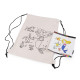 Sac din bumbac copii 27x35 cm - Ecru deschis (4 Bucăți) Sac din bumbac copii 27x35 cm - Ecru deschis (4 Bucăți)