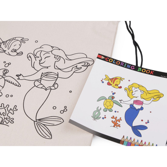 Sac din bumbac copii 27x35 cm - Ecru deschis (4 Bucăți) Sac din bumbac copii 27x35 cm - Ecru deschis (4 Bucăți)