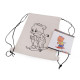 Sac din bumbac copii 27x35 cm - Ecru deschis (4 Bucăți) Sac din bumbac copii 27x35 cm - Ecru deschis (4 Bucăți)