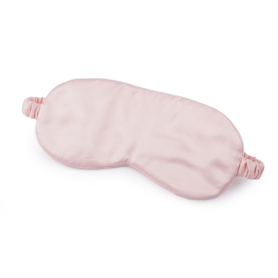 Mască de dormit din satin - Negru (1 Bucată) Mască de dormit din satin - Negru (1 Bucată)