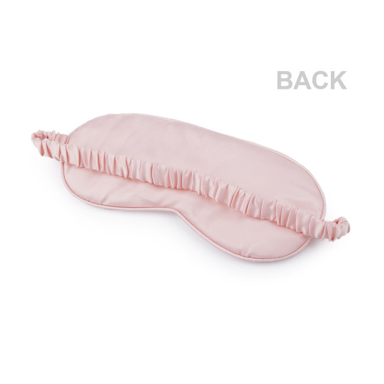 Mască de dormit din satin - Negru (1 Bucată) Mască de dormit din satin - Negru (1 Bucată)