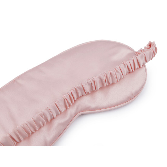 Mască de dormit din satin - Negru (1 Bucată) Mască de dormit din satin - Negru (1 Bucată)