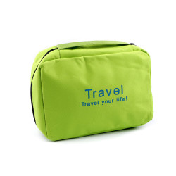 Geanta cosmetice / organizator suspendat 16x22 cm - Verde neon (1 Bucată)