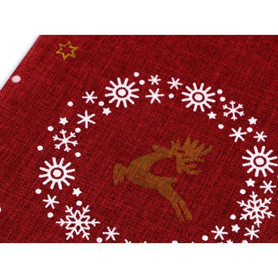 Saculet cadou imitatie iuta 20x30 cm - Roșu (10 Bucăți) Saculet cadou imitatie iuta 20x30 cm - Roșu (10 Bucăți)