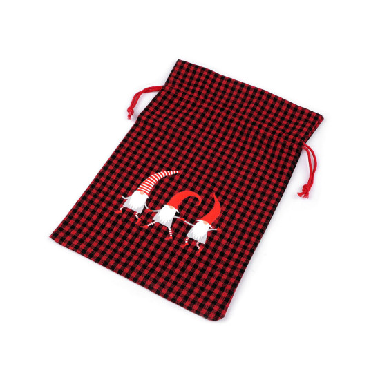Saculet cadou 20x30 cm - Roșu (1 Bucată)