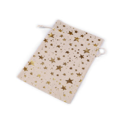 Saculet de in cadou  20x30 cm in - Ecru (1 Bucată)