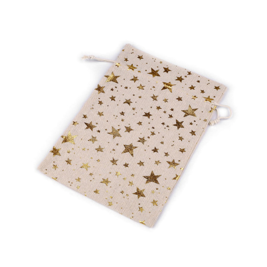Saculet de in cadou  20x30 cm in - Ecru (3 Bucăți)