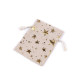 Saculet de in cadou 10x13 cm in - Ecru (50 Bucăți) Saculet de in cadou 10x13 cm in - Ecru (50 Bucăți)