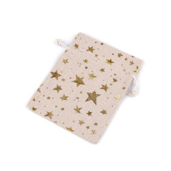 Saculet de in cadou 13x18 cm - Ecru (1 Bucată)