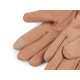 Mănuși de damă cu blană, tactile - Gri neutral (1 Pereche) Mănuși de damă cu blană, tactile - Gri neutral (1 Pereche)
