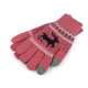 Mănuși tricotate, unisex - Roz (1 Pereche) Mănuși tricotate, unisex - Roz (1 Pereche)
