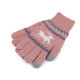 Mănuși tricotate, unisex - Roz (1 Pereche) Mănuși tricotate, unisex - Roz (1 Pereche)