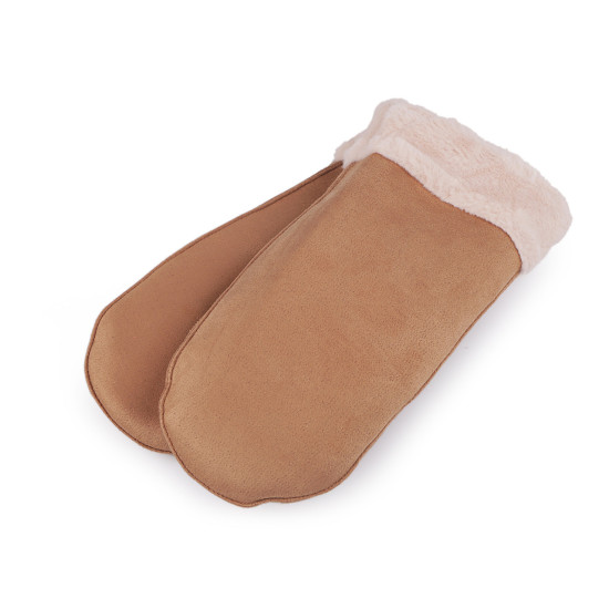 Mănuși de iarnă pentru femei - Bej camel (12 Perechi) Mănuși de iarnă pentru femei - Bej camel (12 Perechi)