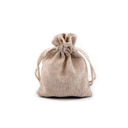 Saculet cadou in 8x10 cm - Ecru (1 Bucată)