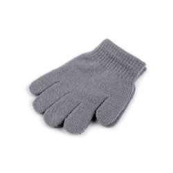 Mănuși tricotate pentru copii - Gri neutral (1 Pereche)