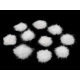 Aplicatie pompon din blană ø3 cm - Gri neutral (100 Bucăți) Aplicatie pompon din blană ø3 cm - Gri neutral (100 Bucăți)
