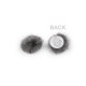 Aplicatie pompon din blană ø3 cm - Gri neutral (100 Bucăți) Aplicatie pompon din blană ø3 cm - Gri neutral (100 Bucăți)
